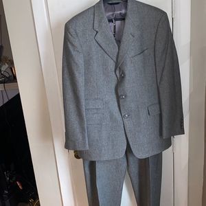 BURBERRY Grey Wool Suit-41S